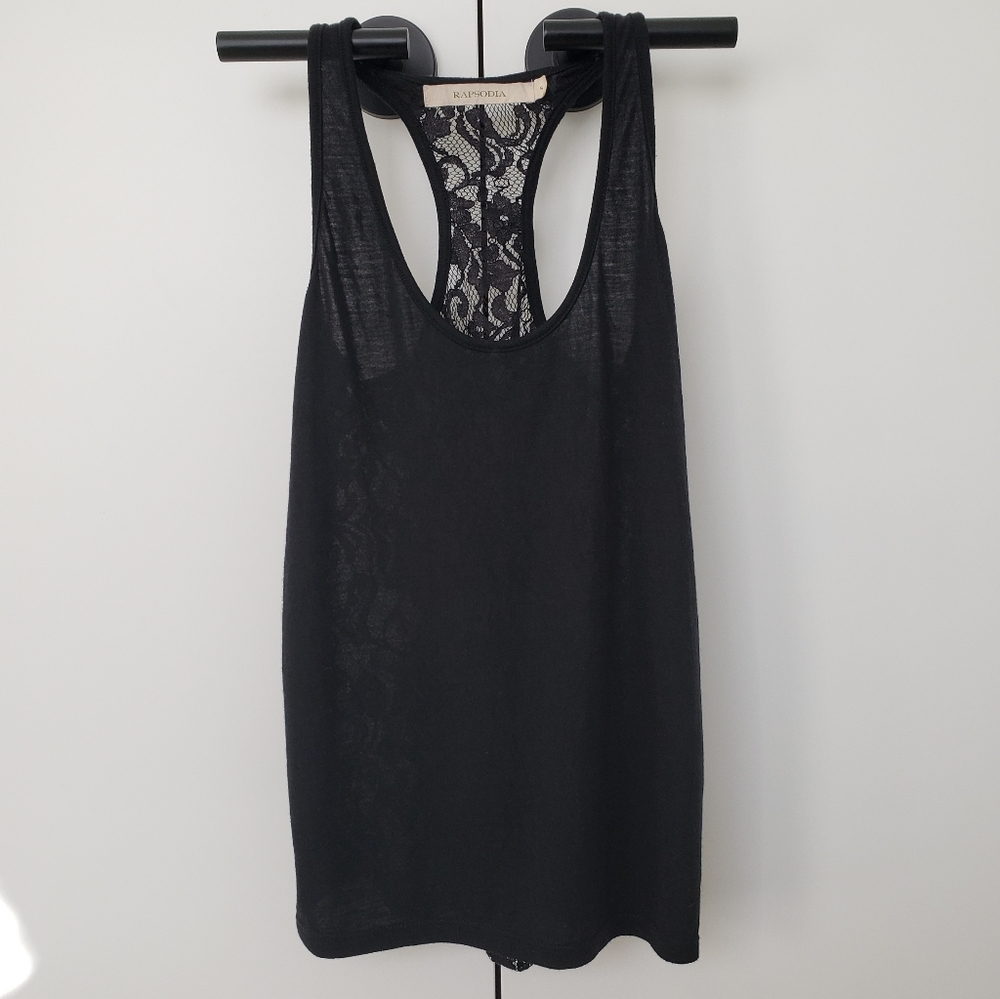 Rapsodia Racerback Tank with Lace Back